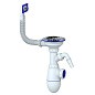 Сифон для мойки Unicorn В430V, без отвода, 3 1/2'' х40 с отводом для стиральной машины, прямоугольный перелив купить в Новосибирске | "Проконсим"