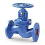 Клапан запорный (вентиль) DN 15 PN 16 фланцевый 130мм до 160гр. графитовый чугунный FAF 2100015 купить в Новосибирске | "Проконсим"