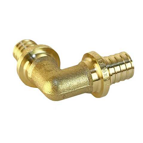 Угольники латунные для PEX труб DN 16-20 PN 16 под надвижную гильзу Valfex VF.451.AF купить в Новосибирске | "Проконсим"