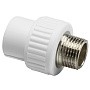 Муфта комбинированная ПП 20-3/4'' PN 25 с наружной резьбой белая VALFEX  купить в Новосибирске | "Проконсим"