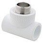 Тройник комбинированный ПП 20-3/4'' PN 25 с наружной резьбой белый РТП 16267 купить в Новосибирске | "Проконсим"