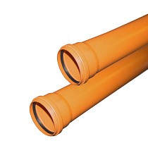 Трубы полипропиленовые DN 110-160 для наружной канализации рыжие VALFEX купить в Новосибирске | "Проконсим"