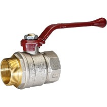 Краны латунные шаровые DN 15-50 PN 25-40 никелированные рычаг муфта-штуцер Temper 88 ГОСТ Р 59553 купить в Новосибирске | "Проконсим"