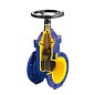 Задвижка чугунная DN 40 PN 16 с обрезиненным клином EPDM 70гр. Zetkama zGAT.111D040C57 купить в Новосибирске | "Проконсим" (920300104)