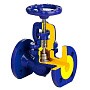 Клапан запорный (вентиль) DN 25 PN 40 фланцевый до 400гр. стальной Zetkama zGLO.215F025E01