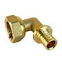 Угольник латунный для PEX труб 16-1/2'' PN 16 S-2,2мм под надвижную гильзу Valfex VF.455.AF купить в Новосибирске | "Проконсим"