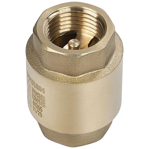 Клапаны обратные латунные DN 15-50 PN 25 пружинные резьбовые РИДАН NRV-R купить в Новосибирске | "Проконсим" Клапаны обратные латунные DN 15-50 PN 25 пружинные резьбовые РИДАН NRV-R купить в Новосибирске | "Проконсим"