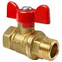Кран латунный шаровой Valfex.218.LB1 11Б27фт1М DN 15 PN 40 муфта-штуцер бабочка купить в Новосибирске | "Проконсим"