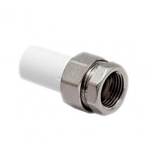 Муфты ПП трубные разъёмные DN 20-40 PN 25 с внутренней резьбой американка белые Valfex купить в Новосибирске | "Проконсим"