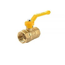 Краны латунные шаровые Галлоп газовые DN 40 PN 16 муфта-муфта рычаг купить в Новосибирске | "Проконсим"
