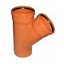 Тройник ПП для наружной канализации 45гр. DN 160-160 Valfex