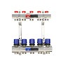 Коллекторная группа из латуни DN 25-5 вых. G-3/4'' евроконус, без расходомеров, без дренажного крана и воздухоотводчика VARMEGA VM15805