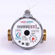 Счетчики горячей воды СВ DN 15 PN 16 до 90гр. муфтовые с обратным клапаном без МК ЭКО НОМ купить в Новосибирске | "Проконсим"