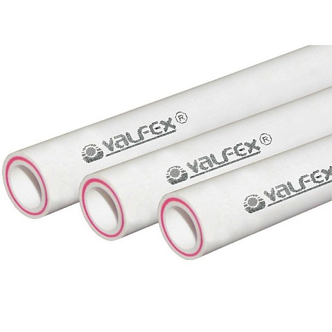Труба ПП 25х4,2 SDR 6 PN 25 армированная стекловолокном белая Valfex купить в Новосибирске | "Проконсим"