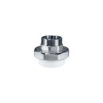 Муфты ПП DN 75-110 PN 25 разъёмные с наружной резьбой белые Valfex купить в Новосибирске | "Проконсим"