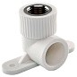 Угольник установочный ПП 20-1/2'' PN 25 с внутренней резьбой белый РТП 10797 купить в Новосибирске | "Проконсим"