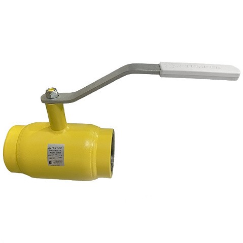 Кран шаровой газовый DN 80 PN 25 полнопроходной муфта-муфта 240мм Temper серия 390 купить в Новосибирске | "Проконсим"