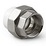 Муфта комбинированная ПП 25-3/4'' PN 25 с накидной гайкой белая Pro Aqua PA29014 купить в Новосибирске | "Проконсим"