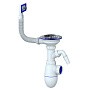 Сифон для мойки Unicorn B430VP, без отвода, 3 1/2'' х40 с отводом для стиральной машины, прямоугольный перелив купить в Новосибирске | "Проконсим"