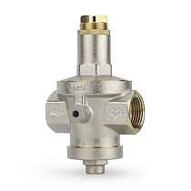 Регулятор давления DN 15-50 PN 16 мембранный никелированный под манометр VARMEGA купить в Новосибирске | "Проконсим"