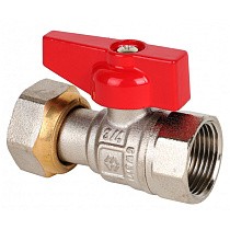 Краны латунные шаровые DN 15-20 PN 40 никелированные бабочка муфта-накидная гайка MVI BV.530 купить в Новосибирске | "Проконсим"