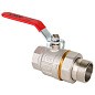 Кран латунный шаровой MVI BV.520 DN 40 PN 40 никелированный полнопроходной американка рычаг купить в Новосибирске | "Проконсим"