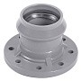 Патрубок раструбный НПВХ SDR26 DN 110 с фланцем DN 100 PN 10 Хемкор купить в Новосибирске | "Проконсим"