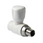 Кран шаровой для радиатора ПП 25-3/4'' PN 25 прямой с американкой белый Pro Aqua PA41010 купить в Новосибирске | "Проконсим"