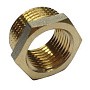 Футорка латунная никелированная DN 32-25 PN 40 штуцер-муфта 
