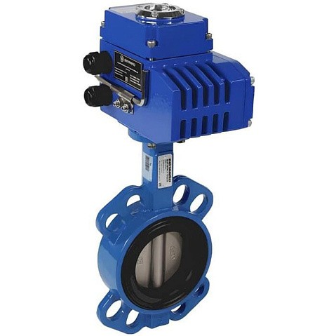 Затвор дисковый поворотный DN 450 PN 10(16) межфланцевый с диском из нержавеющей стали уплотнение-EPDM электропривод Э.М-А-100/24 СИБЗТА купить в Новосибирске | "Проконсим"