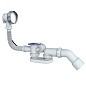 Сифон для ванны Unicorn S101, 40х50 отвод 45гр., 1 1/2'' х40 чаша из нержавеющей стали, круглый перелив купить в Новосибирске | "Проконсим"