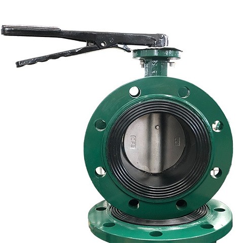 Затвор дисковый поворотный DN 65 PN 16 фланцевый с диском из нержавеющей стали уплотнение-EPDM ручной GALA Тип.2123-G купить в Новосибирске | "Проконсим"