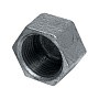 Заглушка чугунная оцинкованная DN40 PN16 муфтовая Fittex Plus