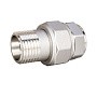 Американки латунные DN 15-50 PN 40 никелированные муфта-штуцер прямые LD Pride купить в Новосибирске | "Проконсим"