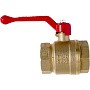 Кран латунный шаровой 11Б27фт1М DN 15 PN 40 рычаг муфта-муфта Valfex.214 DeltaPro купить в Новосибирске | "Проконсим"