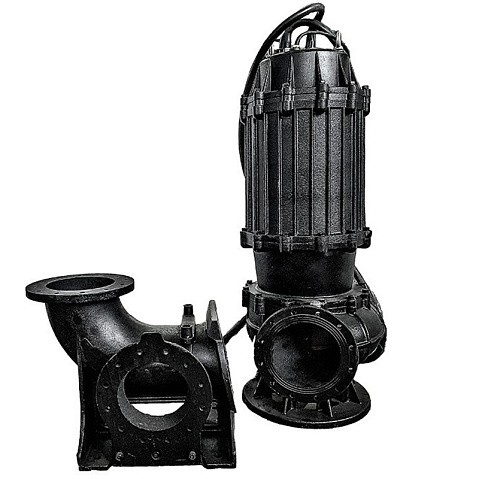 Насос канализационный CNP 100WQ50-12-4AC(I) 4кВт 3х380В чугунный с автоматической трубной муфтой DN 100 кабель 9м 40гр. купить в Новосибирске | "Проконсим"