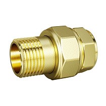 Американки латунные DN 15-50 PN 40 муфта-штуцер прямые LD Pride купить в Новосибирске | "Проконсим"