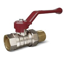 Краны латунные шаровые DN 15-32 PN 25-40 никелированные рычаг американка Temper серия 88 ГОСТ Р 59553 купить в Новосибирске | "Проконсим"