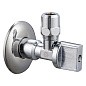 Кран латунный шаровой угловой MVI BV.464 DN 15-цанга 10 PN 10 наружная-M10 штуцер бабочка купить в Новосибирске | "Проконсим"