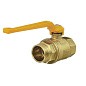 Кран латунный шаровой газовый 11Б27п DN40 PN40 рычаг муфта-штуцер БАЗ Standart купить в Новосибирске | "Проконсим"