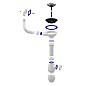 Сифон для мойки Unicorn В410P, без отвода, 3 1/2'' х40 чаша из нержавеющей стали, прямоугольный перелив купить в Новосибирске | "Проконсим"
