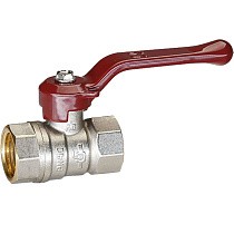 Краны латунные шаровые DN 15-50 PN 25-40 никелированные рычаг муфта-муфта Temper купить в Новосибирске | "Проконсим"