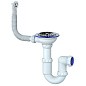 Сифон для мойки Unicorn Y411, без отвода, 3 1/2'' х40 чаша из нержавеющей стали, круглый перелив купить в Новосибирске | "Проконсим"