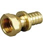 Муфта латунная для PEX труб 20-1/2'' PN 10 под надвижную гильзу ONE PLUS купить в Новосибирске | "Проконсим"