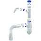 Сифон для умывальника Unicorn А520V, 40х50 гибкий отвод, 1 1/2'' х40 с отводом для стиральной машины преходник 40х32 купить в Новосибирске | "Проконсим"