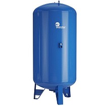 Гидроаккумуляторы для водоснабжения DN 50-80 PN 25 вертикальные голубые WESTER купить в Новосибирске | "Проконсим"