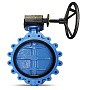 Затвор дисковый поворотный DN 400 PN 16 межфланцевый с резьбовыми проушинами диском из нержавеющей стали AISI 316 уплотнение-EPDM с редуктором FAF 3660400D купить в Новосибирске | "Проконсим"