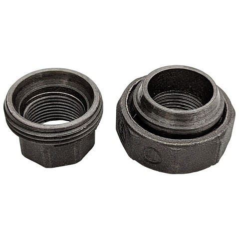 Американка чугунная DN 15-25 PN 16 муфта-муфта с конусным уплотнением Fittex Plus купить в Новосибирске | "Проконсим"