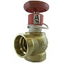 Клапан пожарный латунный КПЛМ DN 50 PN 16 угловой 90гр. муфта-штуцер с датчиком ДППК 20,5 Апогей купить в Новосибирске | "Проконсим"