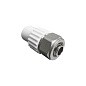Муфта комбинированная для соединения PPR-PE-AL-PE труб 20x16 PN 25 белая VALFEX купить в Новосибирске | "Проконсим"